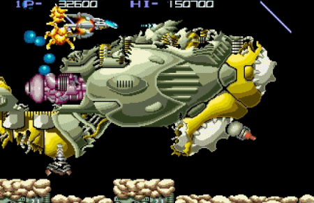 R-Types third level still impresses even in gnarly old 2D.